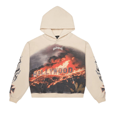 Godspeed Hollywood Inferno Hoodie 'Bone'