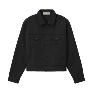 Fear of God Essentials Trucker Jacket 'Vintage Black'