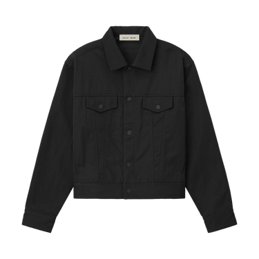 Fear of God Essentials Trucker Jacket 'Vintage Black'