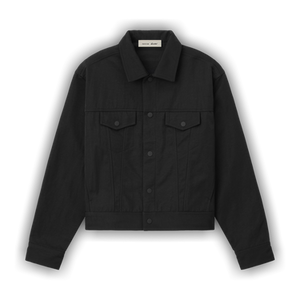 Fear of God Essentials Trucker Jacket 'Vintage Black'