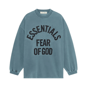 Fear of God Essentials Campus 90's Long-Sleeve Tee 'Faded Coastal'