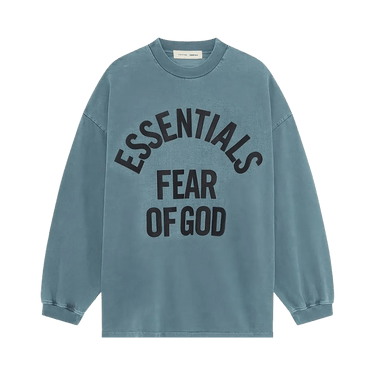 Fear of God Essentials Campus 90's Long-Sleeve Tee 'Faded Coastal'