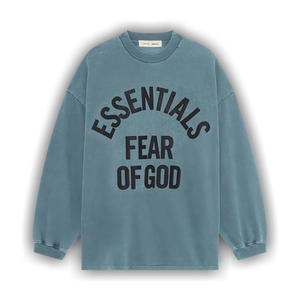 Fear of God Essentials Campus 90's Long-Sleeve Tee 'Faded Coastal'