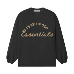 Fear of God Essentials 90's Long-Sleeve Tee 'Faded Iron Grey'