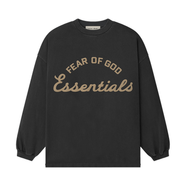 Fear of God Essentials 90's Long-Sleeve Tee 'Faded Iron Grey'