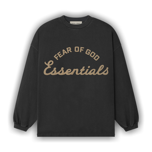 Fear of God Essentials 90's Long-Sleeve Tee 'Faded Iron Grey'