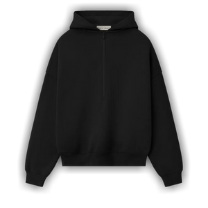 Fear of God Essentials Property Lounge Half Zip Hoodie 'Black'