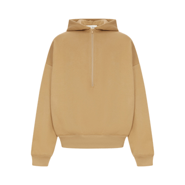 Fear of God Essentials Property Lounge Half Zip Hoodie 'Dune'