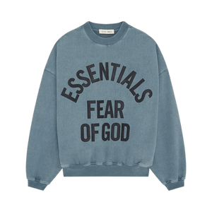 Fear of God Essentials Campus 90's Crewneck Sweatshirt 'Faded Coastal'