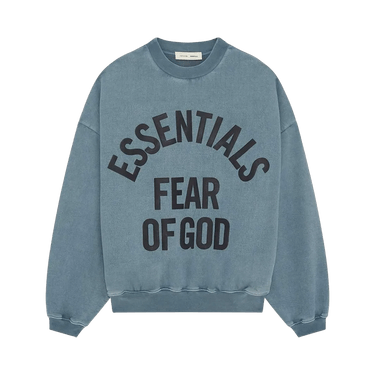 Fear of God Essentials Campus 90's Crewneck Sweatshirt 'Faded Coastal'