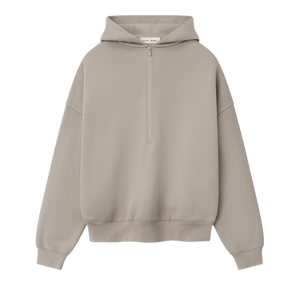 Fear of God Essentials Property Lounge Half Zip Hoodie 'Seal'