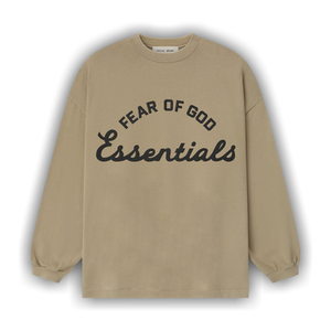 Fear of God Essentials 90's Long-Sleeve Tee 'Faded Dune'