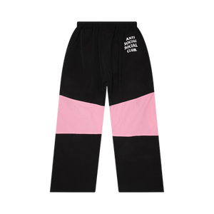 Anti Social Social Club Track Pants 'Black/Pink'