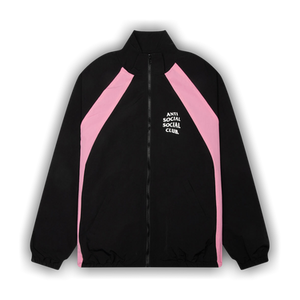 Anti Social Social Club Track Jacket 'Black/Pink'
