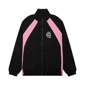 Anti Social Social Club Track Jacket 'Black/Pink'