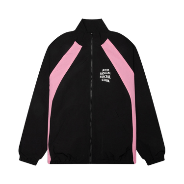 Anti Social Social Club Track Jacket 'Black/Pink'
