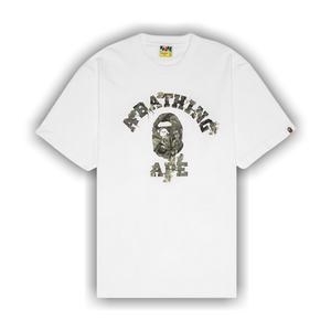 BAPE Tree Edge Camo College Tee 'White/Brown'
