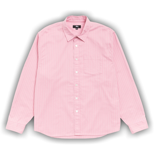 Stussy Oxford Shirt 'Pink Stripe'