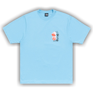 Stussy Tall Dice Tee 'Sky Blue'