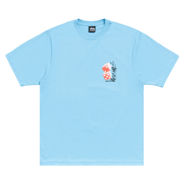 Stussy Tall Dice Tee 'Sky Blue'