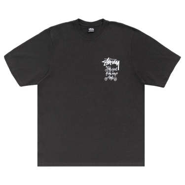 Stussy Any Angle Tee Pigment Dyed 'Faded Black'