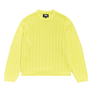 Stussy Buana Logo Sweater 'Lime'