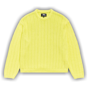 Stussy Buana Logo Sweater 'Lime'