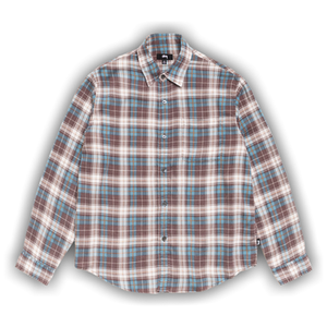 Stussy Matthew Plaid Shirt 'Brown'