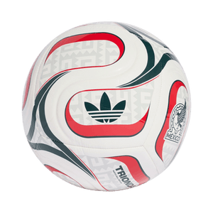 Adidas Trionda Mexico Away Club Ball 'White/Aurora Ivy/Better Scarlet'