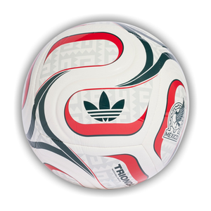 Adidas Trionda Mexico Away Club Ball 'White/Aurora Ivy/Better Scarlet'