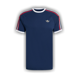 Adidas Originals 3-Stripes Tee 'Night Indigo/Better Scarlet/White'