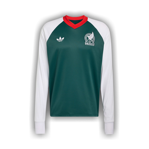 Adidas Mexico 26 Away Pre Match Warm Top 'White/Aurora Ivy'