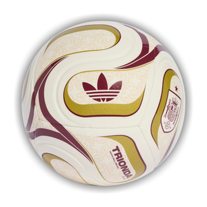 Adidas Trionda Spain Away Club Ball 'Off White/Team Coll Burgundy/Gold Metallic'