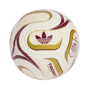 Adidas Trionda Spain Away Club Ball 'Off White/Team Coll Burgundy/Gold Metallic'