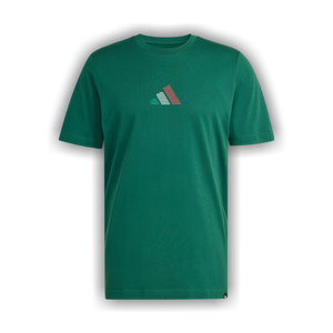 Adidas Mexico Azteca Graphic T-Shirt 'Dark Green'