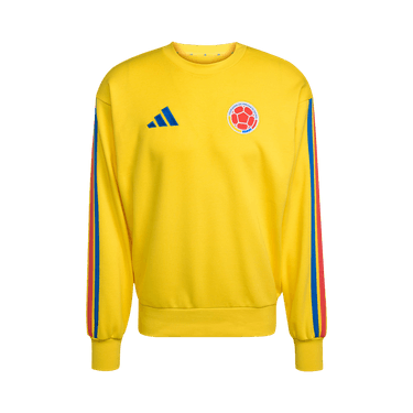 Adidas Colombia Dna Crew Sweat 'Impact Yellow'