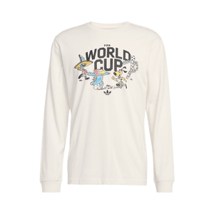 Adidas FIFA World Cup 26 Mascot Long Sleeve T-Shirt 'Cloud White'
