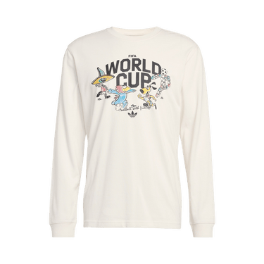 Adidas FIFA World Cup 26 Mascot Long Sleeve T-Shirt 'Cloud White'