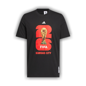 Adidas FIFA World Cup 26 Host City Kansas City Graphic T-Shirt 'Black'