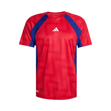 Adidas Workout Tech Apparel T-Shirt FIFA World Cup 26 'Pure Ruby/Mystery Ink/Black'