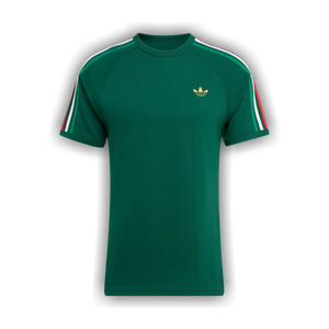 Adidas Originals 3-Stripes Tee 'Team Dark Green/Bold Green/White'