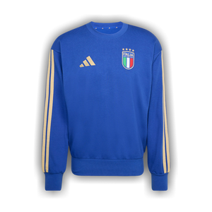 Adidas Italy DNA Crew Sweat Sweatshirt 'Bold Blue'
