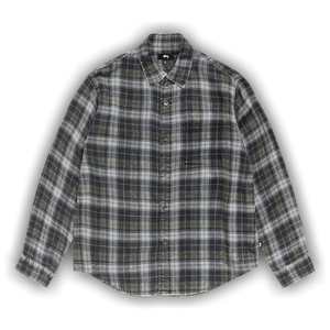 Stussy Matthew Plaid Shirt 'Charcoal'