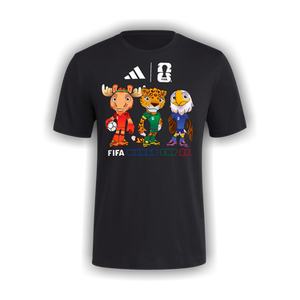 Adidas FIFA World Cup 2026 Mascot Tee 'Black / Soccr-Wcu-454'