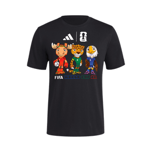 Adidas FIFA World Cup 2026 Mascot Tee 'Black / Soccr-Wcu-454'