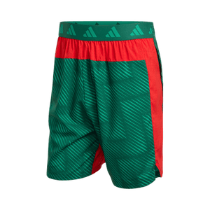 Adidas Workout Tech Intensity Aop Shorts 'Team Dark Green/Better Scarlet/Black'
