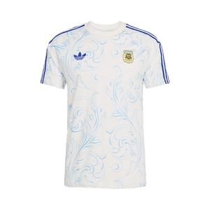 Adidas Argentina Originals All Over Print T-Shirt 'Off White'