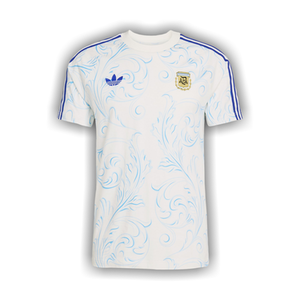 Adidas Argentina Originals All Over Print T-Shirt 'Off White'