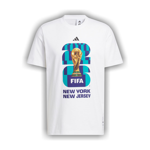 Adidas FIFA World Cup 26 Host City New York New Jersey Graphic T-Shirt 'White'