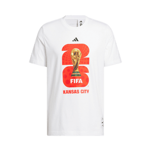 Adidas FIFA World Cup 26 Host City Kansas City Graphic T-Shirt 'White'